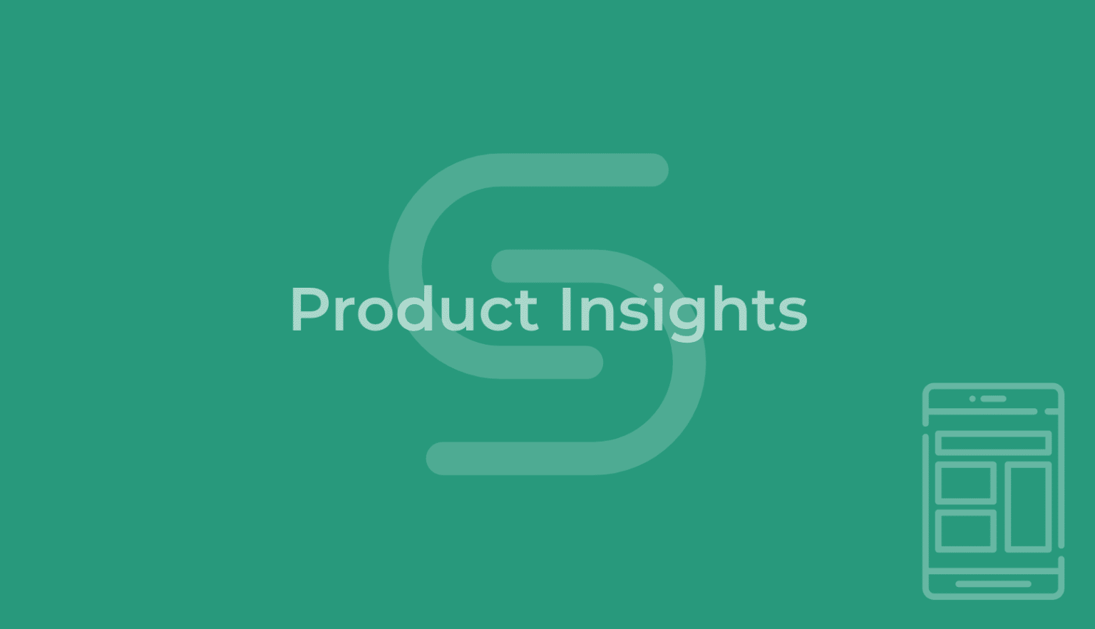 ServusConnect logo shown behind "Product Insights" text