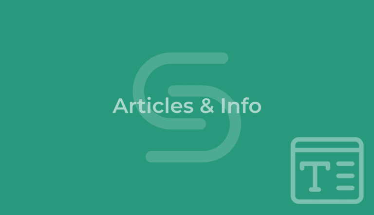 ServusConnect logo shown behind "Articles & Info" text