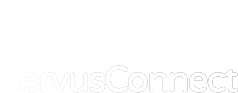 ServusConnect logo - transparent/white